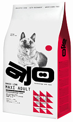 AJO Dog Maxi Adult корм сухой для собак взрослых крупных пород с олениной, индейкой и гречкой 2кг