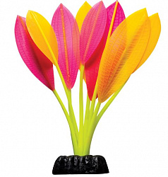 Растение аквариумное силиконовое светящееся Криптокорина Бласса 19см Laguna