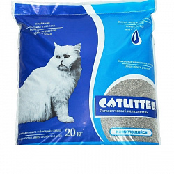 Catlitter комкующийся наполнитель 20кг