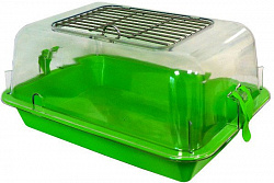 Террариум ZooExpress 40*27*18 металлическая дверь 15022