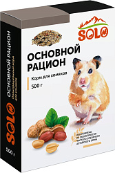 SOLO Основной рацион корм для хомяков 500гр