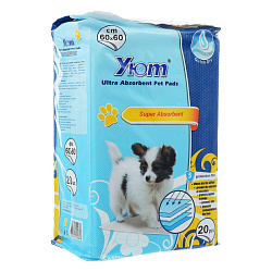 Пеленки впитывающие для животных Уют 60*60 L(уп.20шт) К-08