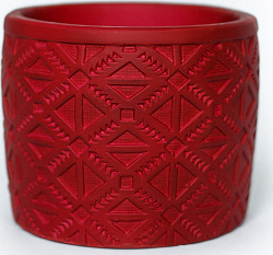 Кашпо Шале VipSet 1.25 л бордо 14 см