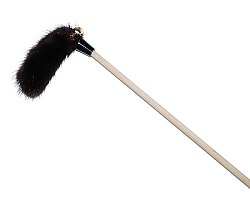 Дразнилка для кошек №1 НОРКА Хвостик с колокольчиком 50см ДР9