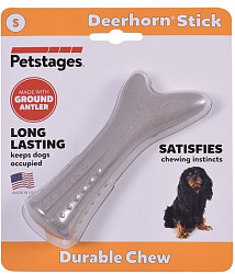 Игрушка для собак Petstages Deerhorn с оленьими рогами 12см маленькая 
