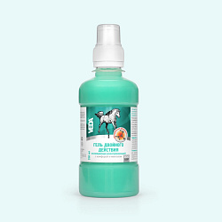 ЗООVIP Гель двойного действия охлаждающе-разогревающий с камфорой и ментолом для лошадей 250мл