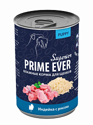 Prime Ever Superior влажный корм для щенков индейка с рисом 400гр