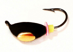 Мормышка V37 Нимфа4 0,9гр. с золотой коронкой  5121