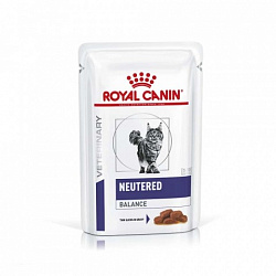Royal Canin Veterinary Neutered Balance диетический влажный корм для кошек с момента стерилизации склонных к набору лишнего веса в соусе 85гр