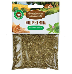 Деревенские лакомства для кошек Мята кошачья 15гр