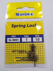 Застежка Marlins Spiral Lock № 0 17мм SL9001-001 