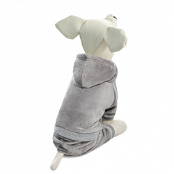Костюм для собак Серый плюш XL, размер 40см