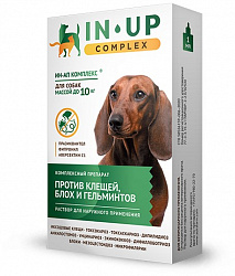 In-Up комплекс для собак капли на холку до 10кг 1мл