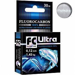 Леска AQUA FC Ultra Fluorocarbon 0,14мм 30m
