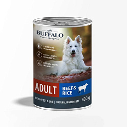 Mr.Buffalo Adult консервы для собак взрослых с говядиной и рисом 400гр