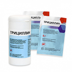 Трициллин 40 гр.(Д.В.-Бензилпенициллин, Стрептомицин, Стрептоцид)