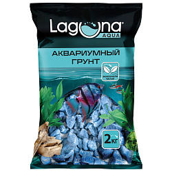 Грунт Laguna галька речная синяя (20-30 мм) 2 кг  