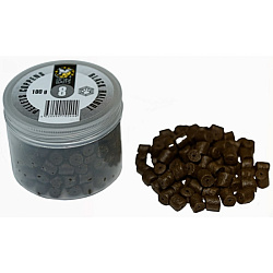 Пеллетс насадочный Lion Baits просверленный BLACK HALIBUT 8мм 100гр