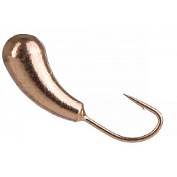 Мормышка вольфрамовая Уралка с отв. 3мм 0,53гр Ni (MW-2930-Ni) Helios