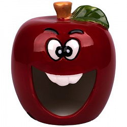 Дом для грызунов керамика Яблоко 9,5*9,5*11см