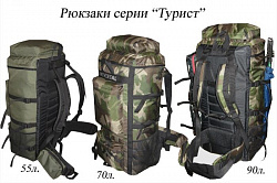 Рюкзак Турист-70 цвет Хаки
