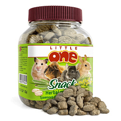 Лакомство для грызунов Little One Травяные подушечки 100г