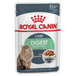 Royal Canin Digestive Care влажный корм для кошек с расстройствами пищеварительной системы в соусе 85гр