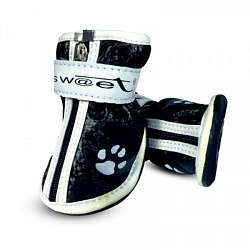 Ботинки для собак черные с лапками 50*40*50мм YXS083-3