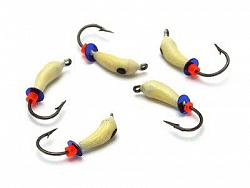 Мормышка V37 Уралка3 0,6гр. с фосфором  431