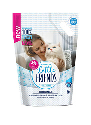 Little FRIENDS Original впитывающий силикагелевый наполнитель 5л 