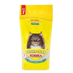 Сибирская Кошка Ультра комкующийся наполнитель 7л