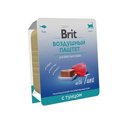 Brit Premium влажный корм для кошек 100г Тунец паштет 5060917