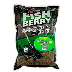 Конопля дробленая натуральная 1кг Fishberry