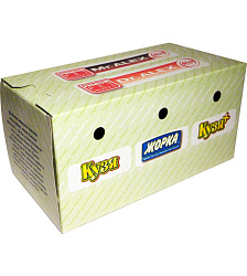 Переноска для животных мелких картон 10*10*20см