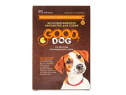 Мультивитаминное лакомство Good Dog 90т голландский сыр