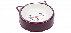 Миска керамика №1 мордочка кошки 290мл 4014/4016-1,3,4