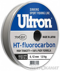 Леска Ultron Fluorocarbon 0,27мм 7,0кг 25м прозрачная