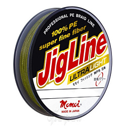 Шнур JigLine Ultra Light 0,04мм 2,4кг 100м хаки