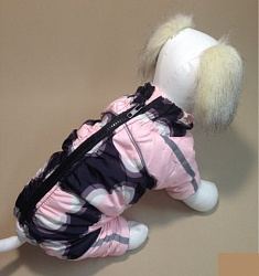 Комбинезон для собак Зима Шарик мех, девочка 10