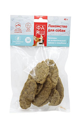 Лакомство для собак ФАRШ крекеры из атлантической трески с отрубями 40гр