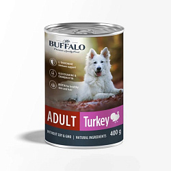 Mr.Buffalo Adult влажный корм для собак взрослых с индейкой 400гр