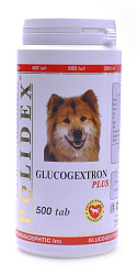 Polidex Glucogextron Plus для собак Восстановление суставных поверхностей 500 таблеток