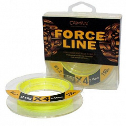 Шнур Caiman Force Line 150м 0.22мм желтый