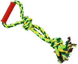 Игрушка для собак Грейфер №1 веревка плетеная с ручкой 40см 336