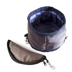 Миска дорожная для корма складная на молнии 2л PET TRAVEL 75203