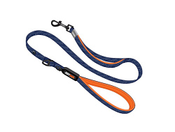 Поводок для собак JOYSER Walk Base Leash M синий с оранжевым