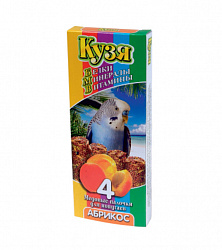 Кузя лакомство для попугаев палочки (4шт.) Абрикос