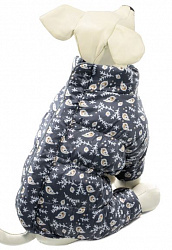 Комбинезон для собак Зима Абстракция с молн.на спине размер XS