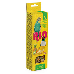 Лакомство для попугаев RIO палочки с тропическими фруктами 2*40г 