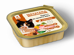 Statera консервы для кошек взрослых мясной паштет с кроликом 100гр